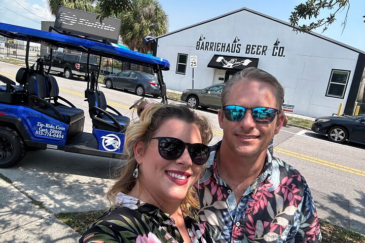 Ybor City Private Brewery Tour by Custom Golf Cart - Photo 1 of 25
